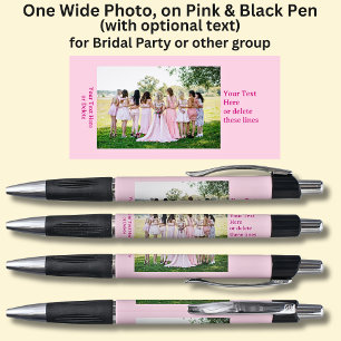 Stylo Photo d'une fête nuptiale avec texte sur rose et n