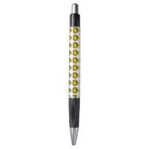 Stylo Pierre jaune du coeur