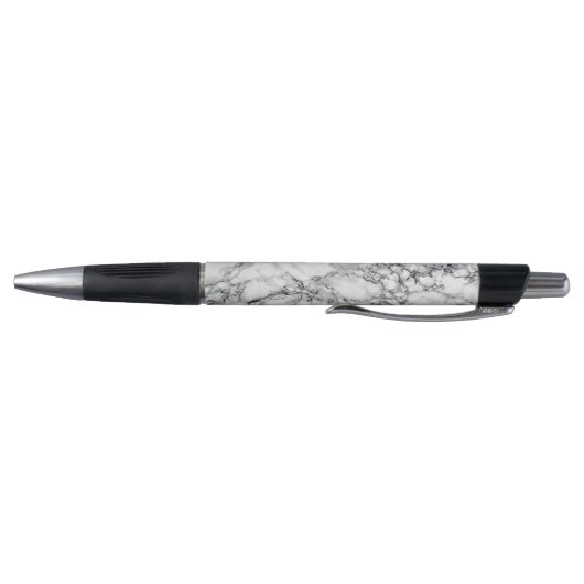 Stylo Pierre Marbre blanc branchée (Bas)