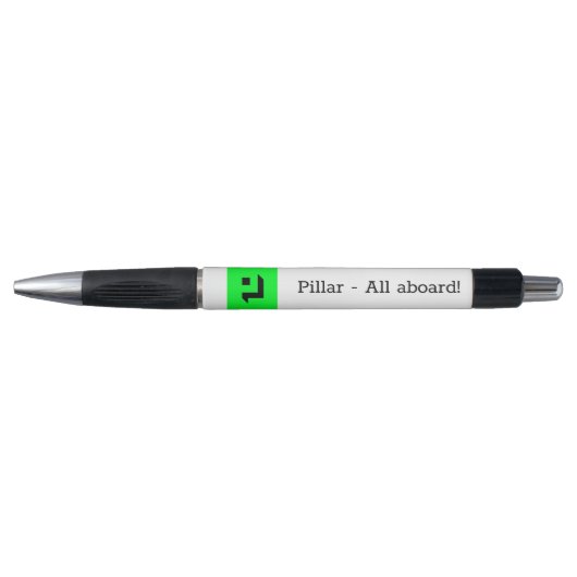 Stylo Pilier PLR Tous à bord!stylos (Devant)