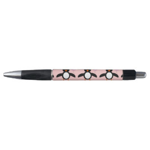 Stylo Pingouin Bébé Rose Cute
