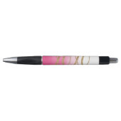 Stylo Pink Ombre Aquarelle Or Glitzy Glam XOXO (Devant)