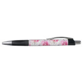 Stylo Pivoine Rose Florale (Haut)