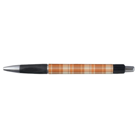 Stylo Plaid orange (Devant)
