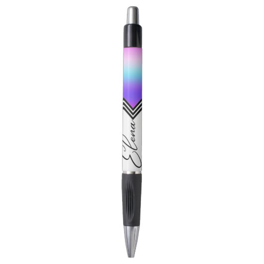 Stylo Pluma multicolor personalizada (Devant (Vertical))