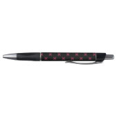 Stylo Points de croix mûre sur fond noir (Bas)