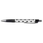Stylo Points noirs, Motif à pois, Points, Pointillé (Bas)