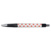 Stylo Pois de corail vivant sur blanc (Devant)