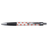 Stylo Pois de corail vivant sur blanc (Dos)