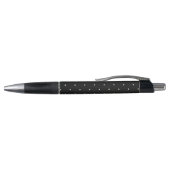 Stylo Pois écartés sur noir (Haut)