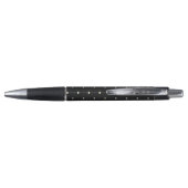 Stylo Pois écartés sur noir (Dos)