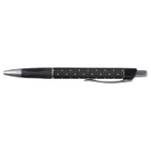 Stylo Pois écartés sur noir (Bas)