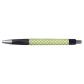 Stylo Pois verts, Motif à points Polka, points, pointill (Devant)