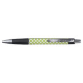Stylo Pois verts, Motif à points Polka, points, pointill (Dos)