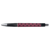 Stylo Polka noire croise sur mûrier (Devant)
