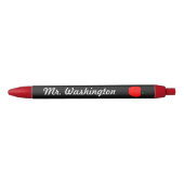 Stylo pomme pour enseignant tableau noir (Devant)