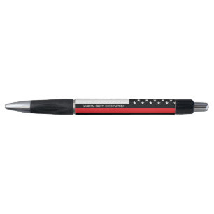 Stylo Pompier Mince Red Line American Flag Fireman