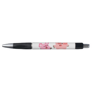 Stylo Porcs courants mignons de bande dessinée