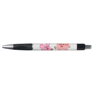 Stylo Porcs courants mignons de bande dessinée