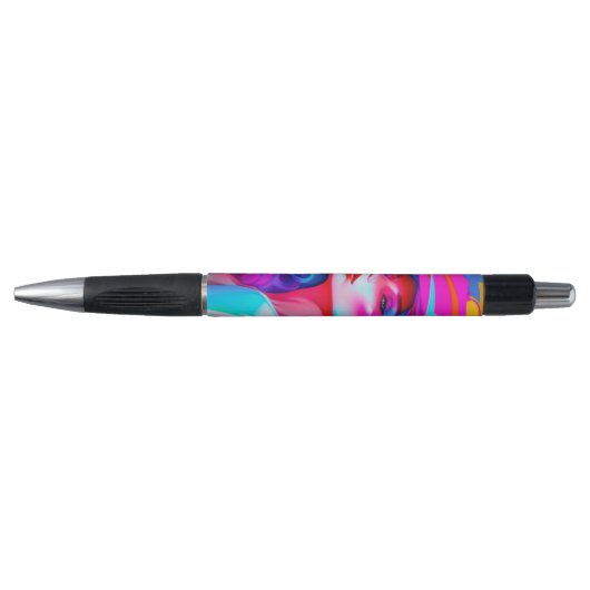 Stylo Portrait de Neon Pop Art (Devant)
