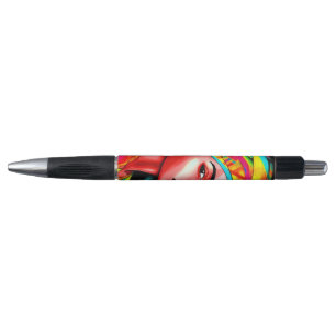 Stylo Portrait vibreux avec papier à tête coloré