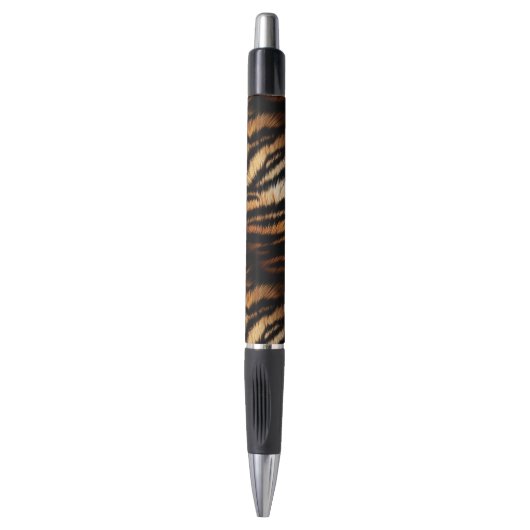 Stylo Poster de animal Orange Black Tiger Stripes (Devant (Vertical))