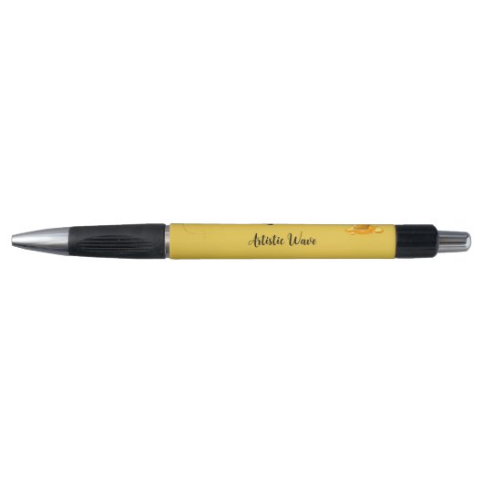 Stylo Pot à miel élégant monogrammé (Devant)