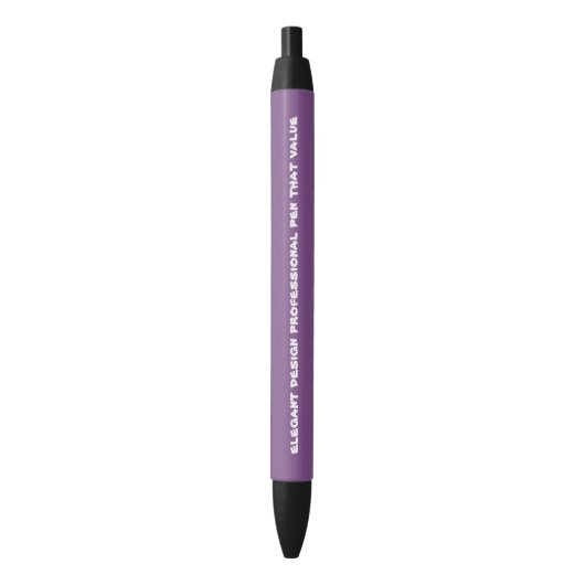 stylo pourpre d'équilibre noir fait sur commande à (devant Vertical)
