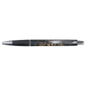 Stylo Prestige Ballpoint Pen – Royal Monogram "N" in Gol (Dos)