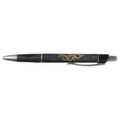 Stylo Prestige Ballpoint Pen – Royal Monogram "N" in Gol (Bas)