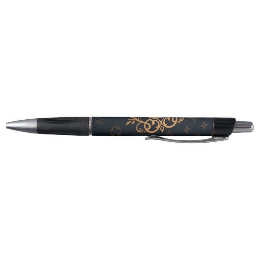 Stylo Prestige Ballpoint Pen – Royal Monogram "N" in Gol (Bas)
