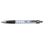 Stylo Pretty Blue White Plaid Stripes   (Dos)