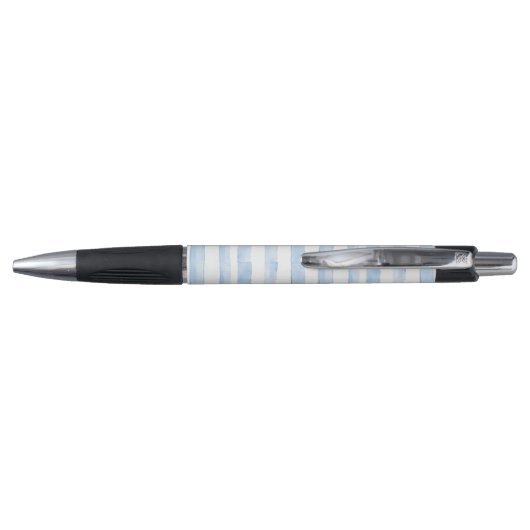 Stylo Pretty Blue White Plaid Stripes   (Dos)