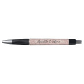 Stylo Pretty Girly Blush Pink Glitter (Devant)