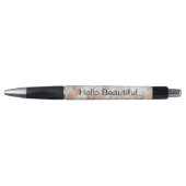 Stylo Pretty Rose Gold White Glitzy Marble (Devant)