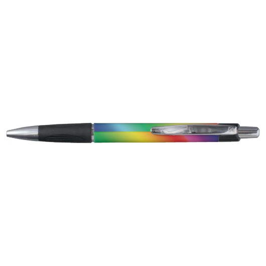 Stylo Pride lgbtq couleurs arc-en-ciel motif (Dos)
