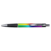 Stylo Prisme arc-en-ciel Abstraite avec nom (Dos)