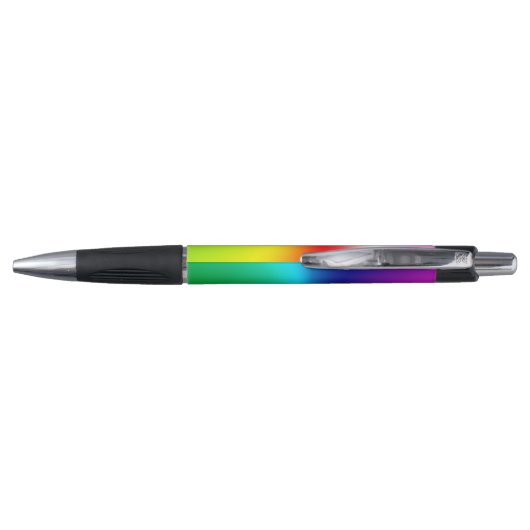 Stylo Prisme arc-en-ciel Abstraite avec nom (Dos)