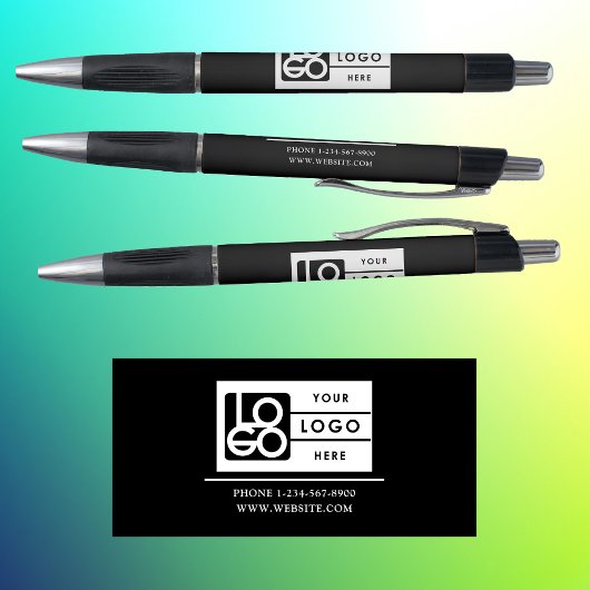 Stylo Professional Business Logo Custom Text Black White