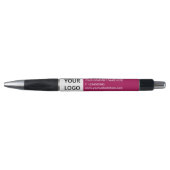 Stylo professionnel promotionnel Votre logo Texte  (Devant)