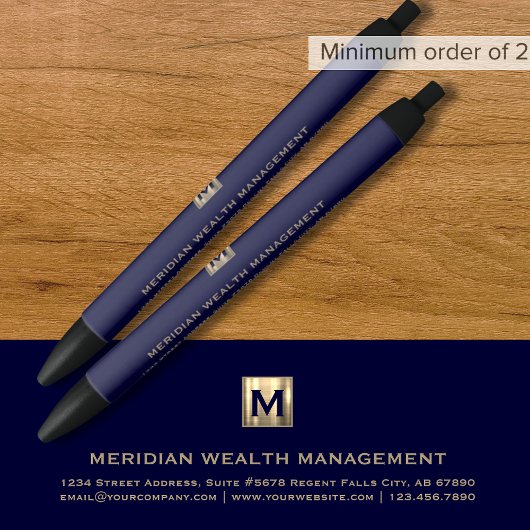 Stylo promotionnel de marque Monogram