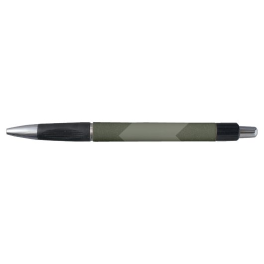 Stylo promotionnel moderne vert mousse (Devant)