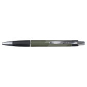 Stylo promotionnel moderne vert mousse (Dos)