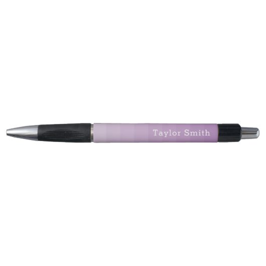 Stylo Purple Lavender Shades Nom du texte juvénile (Devant)