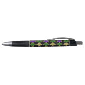 STYLO PURPLE VERT JAUNE MARDI GRAS MOTIF (Haut)