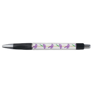 STYLO PURPLE VERT JAUNE MARDI GRAS MOTIF