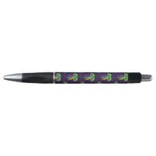 STYLO PURPLE VERT JAUNE MARDI GRAS MOTIF
