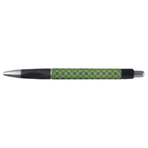 STYLO PURPLE VERT JAUNE MARDI GRAS MOTIF