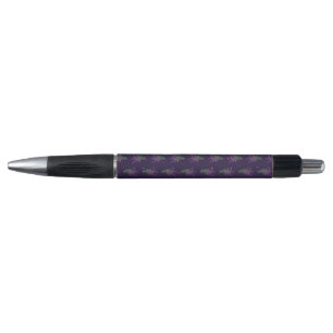STYLO PURPLE VERT JAUNE MARDI GRAS MOTIF