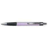 Stylo Purple Zigzag, Purple Chevron, Motif géométrique (Dos)